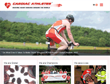 Tablet Screenshot of cardiacathletes.com